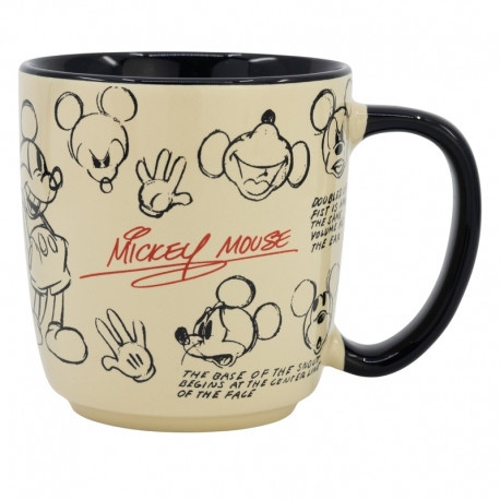 Mug en céramique premium micro-ondable Mickey Mouse dans une boîte décorative - 380 ml
