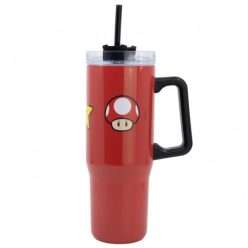   GRAND MUG DE VOYAGE EN ACIER INOXYDABLE ISOLÉ 940 ML SUPER MARIO