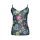 Ensemble de lingerie féminine avec motif floral - noir - L