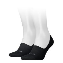   Chaussettes secrètes unisexes Head en coton respirant - 2 paires/paquet - noir - 35-38