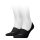 Chaussettes secrètes unisexes Head en coton respirant - 2 paires/paquet - noir - 39-42