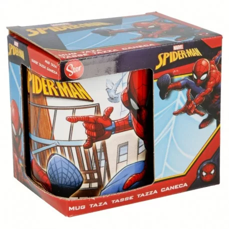 MUG EN CÉRAMIQUE 325 ML DANS UNE BOÎTE CADEAU SPIDERMAN