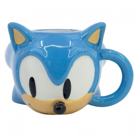 Mug en dolomite 3D 380 ML dans une boîte cadeau SONIC