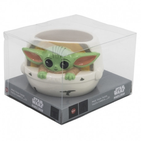 DOLOMIT TASSE 3D 450 ML DANS UNE BOÎTE CADEAU BABY YODA