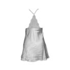 Babydoll en satin et dentelle pour femme - champagne - M