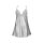 Babydoll en satin et dentelle pour femme - champagne - XL
