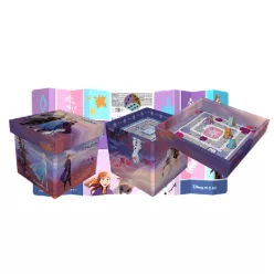   Panier de rangement La Reine des Neiges 20L (jeu de société 4 en 1, rangement, pare-soleil, chaise)