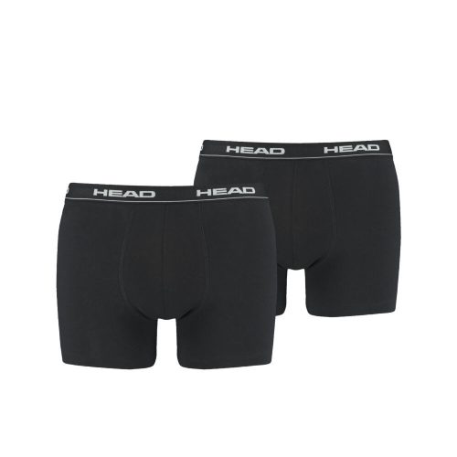 Sous-vêtement pour homme Head Basic - caleçon en coton - lot de 2 - noir - S