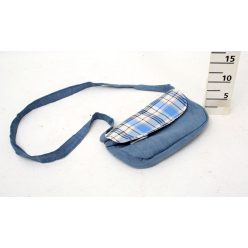 Sac à bandoulière en jean bleu 25CM