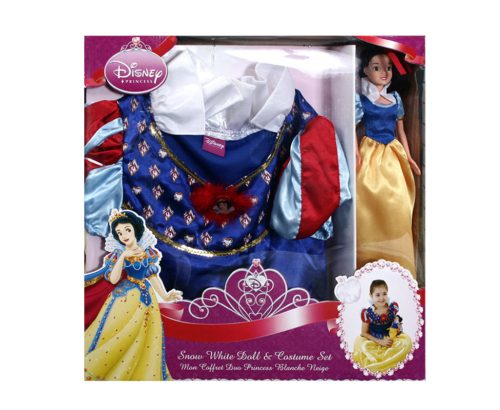 COSTUME DE DISNEY BLANCHE-NEIGE+BANDEAU 5-7