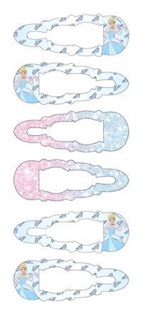 Ensemble de 3 barrettes Disney Princesses