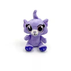 Peluche mignonne à gros yeux Chat 10cm de hauteur - Violet