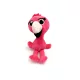 Peluche mignonne à gros yeux Flamant rose 10cm de hauteur - Rose