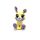 Peluche mignonne à gros yeux Lapin 10cm de hauteur - Jaune / Violet