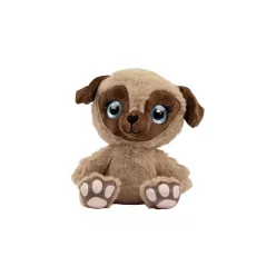 Peluche mignonne à gros yeux Chien 30cm de hauteur - Marron