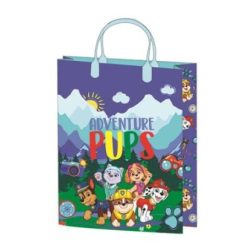   Sac cadeau 32x27x10 cm, surface en plastique laminé - Pat' Patrouille Rose