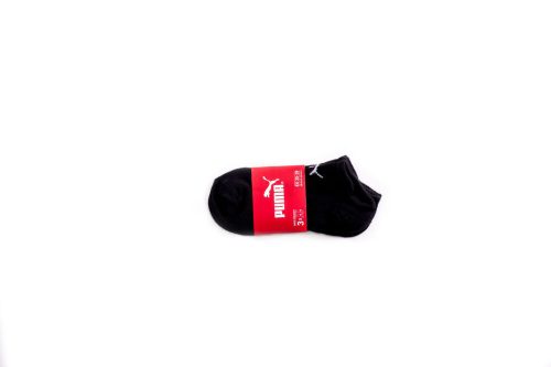 Chaussettes unisexes Puma - chaussettes invisibles en coton - 39-42 - noir