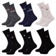 Chaussettes en coton Lotto pour hommes - 3 paires/paquet