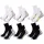 Chaussettes de sport courtes Lotto - 3 paires/paquet - blanc - 39-42