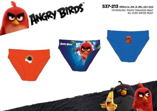Caleçon pour garçon Angry Birds - 3 pièces de caleçons en coton