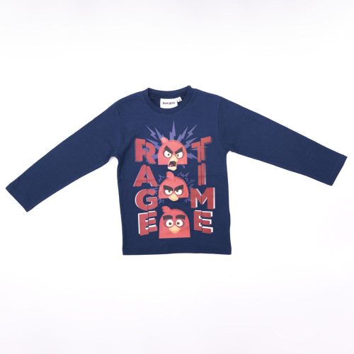 T-shirt à manches longues Angry Birds pour garçon - t-shirt en coton - bleu foncé_104