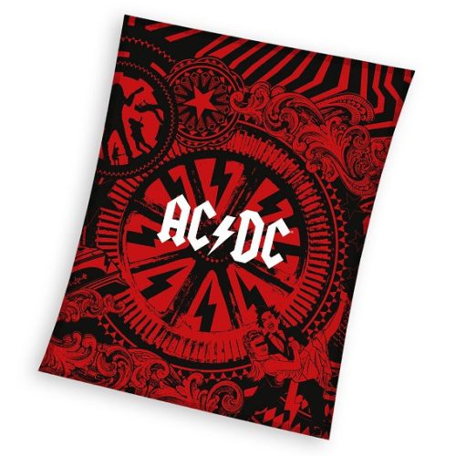 AC DC Coral fleece takaró 150x200cm 240GSM vastag puha prémium anyagból