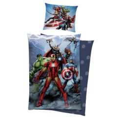   Ensemble de literie Avengers - Bataille de New York 100% coton 140x200 + 65x65