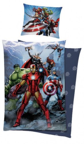 Ensemble de literie Avengers - Bataille de New York 100% coton 140x200 + 65x65