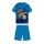Pyjama d'été à manches courtes en coton pour enfants - Avengers - bleu moyen - 116