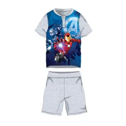   Pyjama d'été à manches courtes en coton pour enfants - Avengers