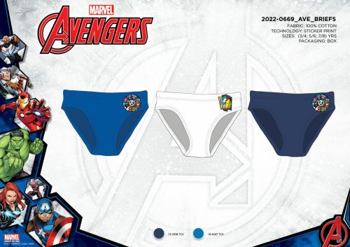 3 pièces de caleçons en coton pour garçon - Avengers