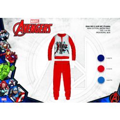   Pyjama en interlock de coton d'hiver pour enfants - Avengers - rouge - 98