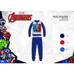   Pyjama en interlock de coton d'hiver pour enfants - Avengers - bleu foncé - 110