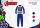Pyjama en interlock de coton d'hiver pour enfants - Avengers - bleu foncé - 110