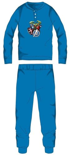 Vengeurs pyjama épais d'hiver pour enfants - pyjama en flanelle de coton - bleu clair - 116
