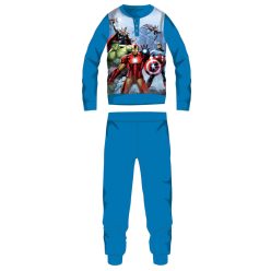   Vengeurs pyjama polaire - pyjama épais d'hiver pour enfants - bleu clair - 128