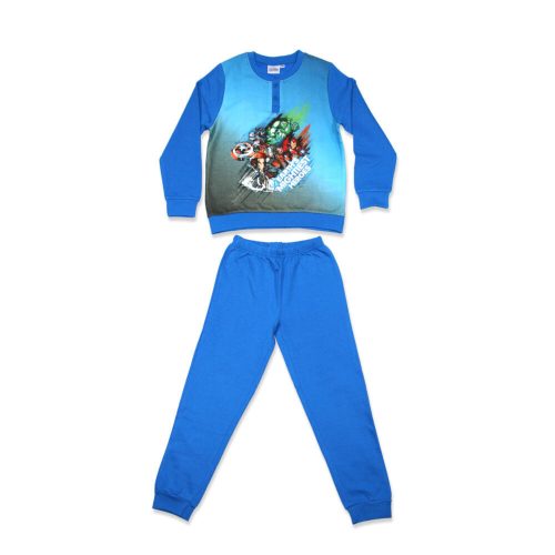 Pyjama en flanelle d'hiver pour enfants - Avengers - bleu moyen - 122