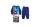 Pyjama enfant mince et long en coton - Avengers - 104 - bleu foncé