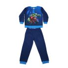Pyjama polaire d'hiver pour enfants - Avengers - bleu foncé - 98
