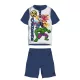 Pyjama d'été à manches courtes pour enfant Avengers - pyjama en jersey de coton - bleu foncé - 116