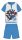 Pyjama d'été à manches courtes pour enfant Avengers - pyjama en jersey de coton - bleu clair - 110