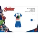 Pyjama en coton sans manches Avengers
