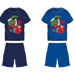   Ensemble d'été en coton pour garçon Avengers - ensemble t-shirt-short - bleu moyen - 110