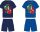 Ensemble d'été en coton pour garçon Avengers - ensemble t-shirt-short - bleu moyen - 110