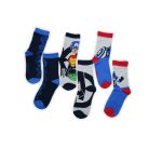Chaussettes en coton pour enfants - 3 paires - Avengers - bleu foncé-gris-bleu moyen - 31-34