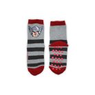 Chaussettes pour enfants avec antidérapant - Avengers - peluche - gris-rouge - 31-34