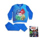 Pyjama d'hiver en coton pour enfants - Avengers - bleu foncé - 98