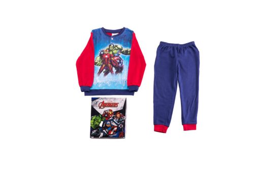 Pyjama en coton épais pour enfants - Avengers - bleu foncé-rouge - 122
