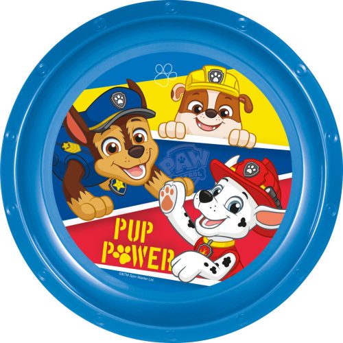 Assiette plate en plastique Pat' Patrouille