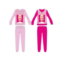   Barbie pyjama en coton épais d'hiver pour filles - flanelle - rose clair - 128